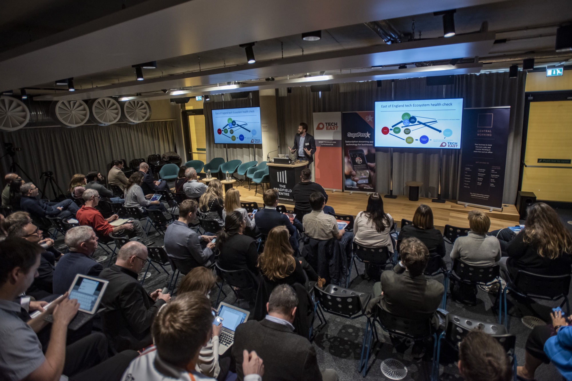 Tech East Eastern Launchpad event: connecting startups and investors at The Bradfield Centre