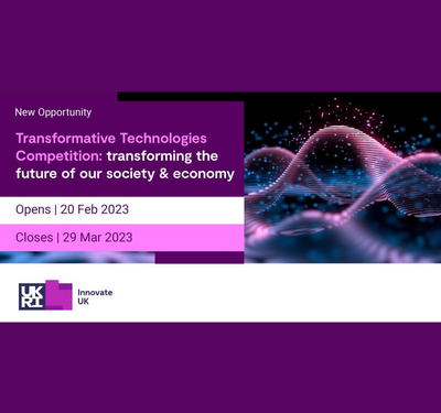 The new Innovate UK Transformative Technologies competition
