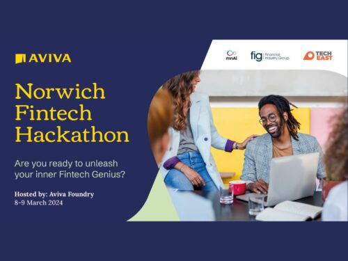 Aviva Foundry and Tech East are hosting a Fintech Hackathon
