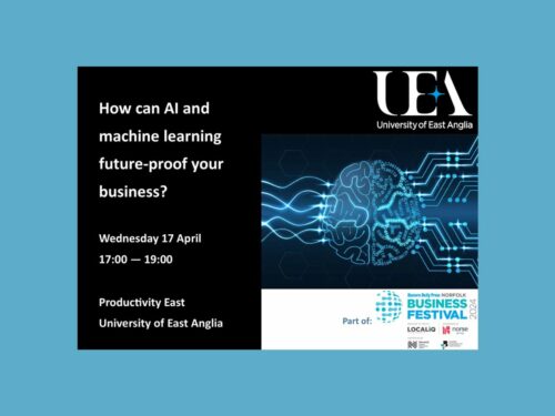 AI and machine learning focused event for Norfolk Business Festival